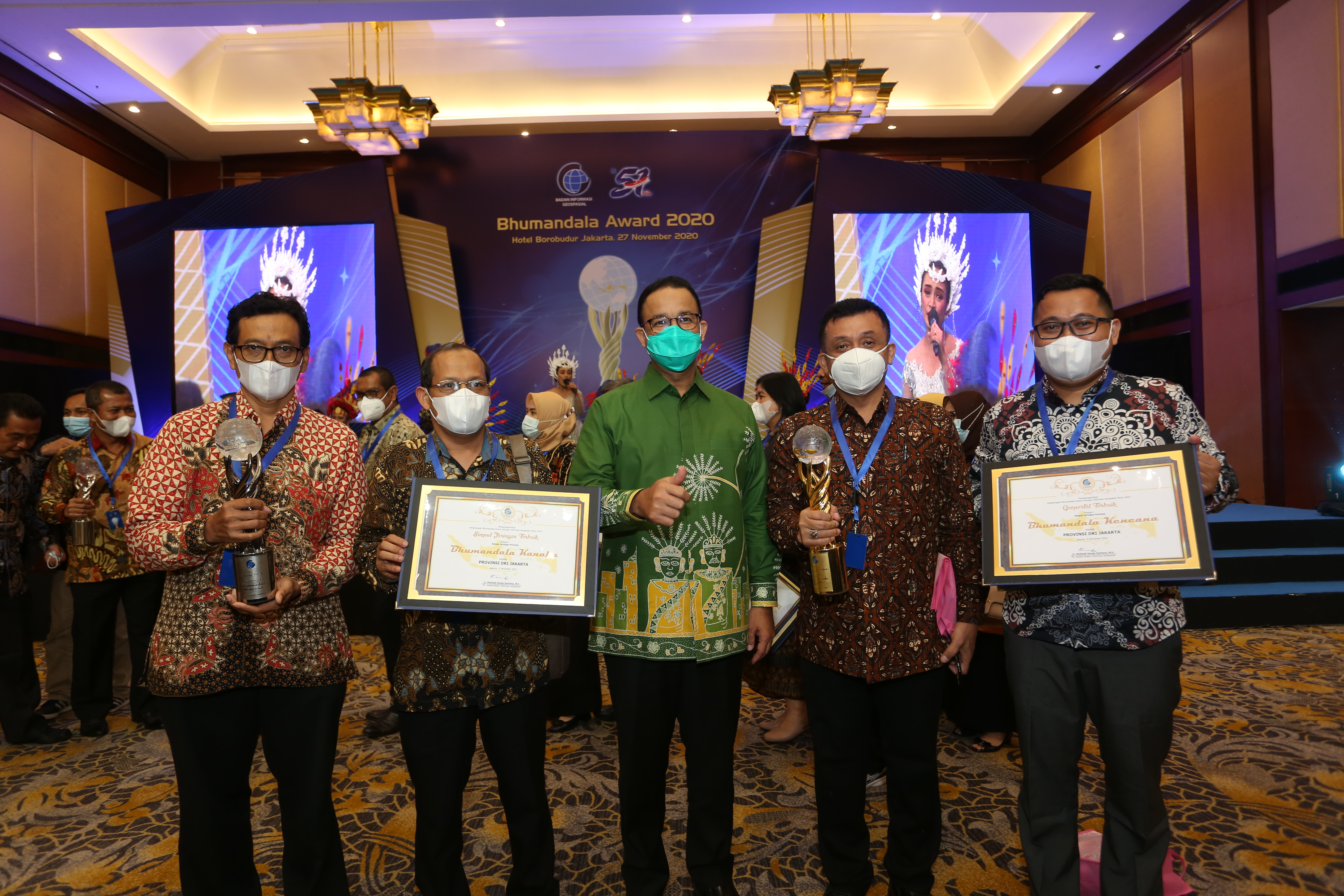 Provinsi DKI Jakarta meraih dua penghargaan pada ajang Bhumandala Award